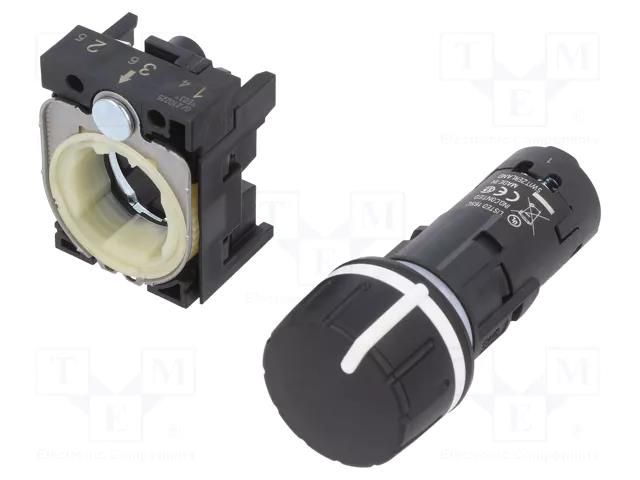 Potentiometer; 22mm; -25÷70°C; Ø22mm; IP67; 47kΩ; SIRIUS ACT SIEMENS 3SU1200-2PT10-1AA0
