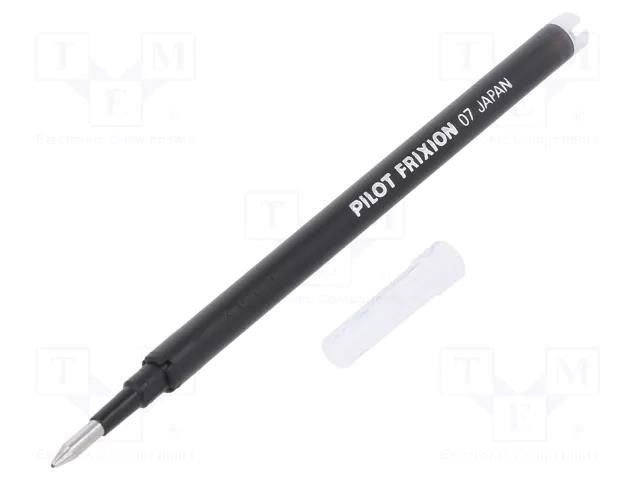 Ball pen refill; black; 0.7mm; FRIXION PILOT FRIXION-0.7/BK