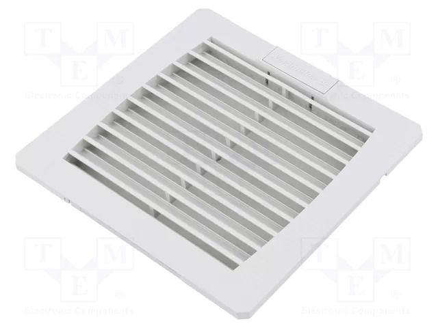 Filter; Cutout: 92x92mm; D: 19mm; IP54; Mounting: push-in; grey WEIDMÜLLER EF-10-54-GY