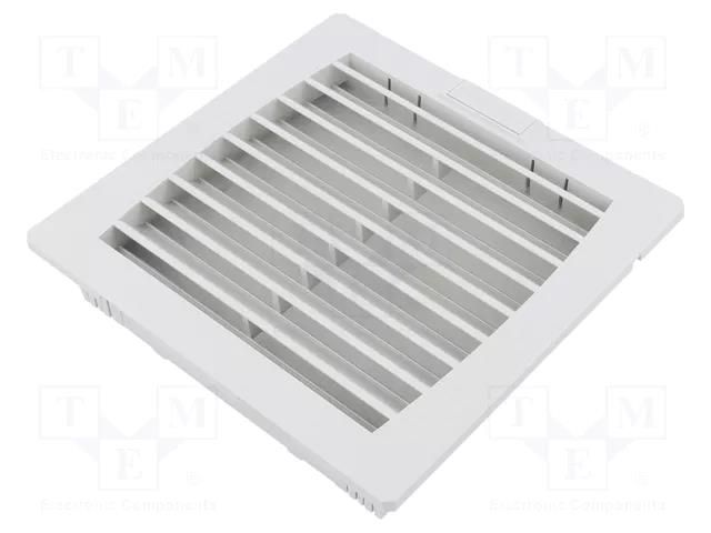 Filter; Cutout: 125x125mm; D: 26mm; IP54; Mounting: push-in; grey WEIDMÜLLER EF-20-54-GY