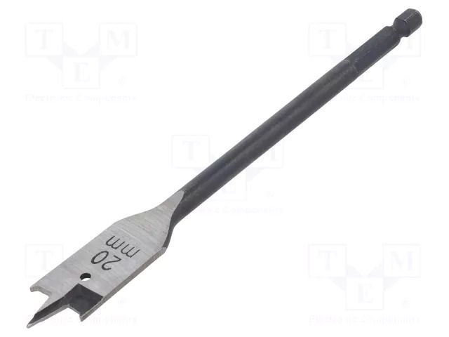 Drill bit; for wood; Ø: 20mm; L: 160mm; Holder: E6,3mm; 1/4" METABO MTB.627319000