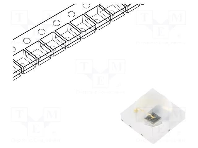 IR transmitter; 830÷850nm; transparent; P opt: 224÷450mW; 100° REFOND RE30AX-IRT-FS
