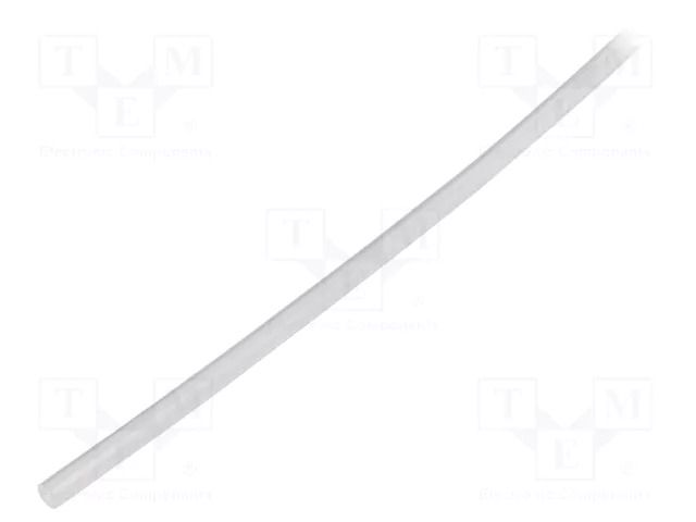 Heat shrink sleeve; glueless; 2: 1; 2.4mm; L: 1m; transparent TASKER GTM2412TR