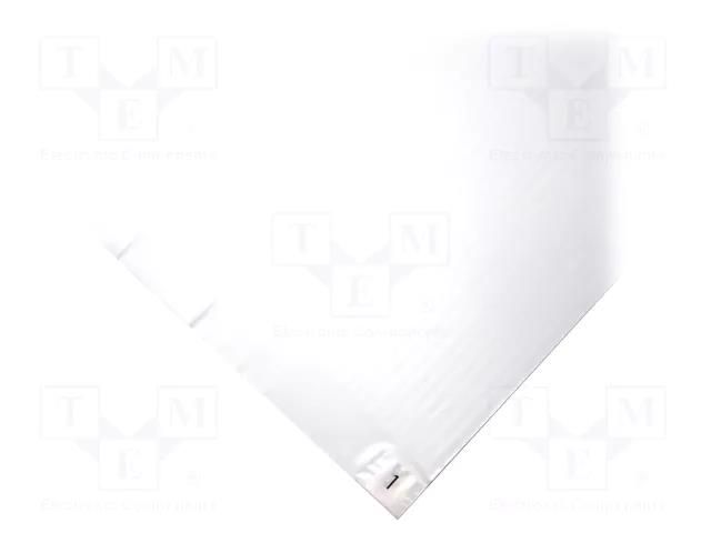 Mat: floor; contamination control; Thk: 1.5mm; white; W: 0.45m COBA EUROPE COBA-WC000004
