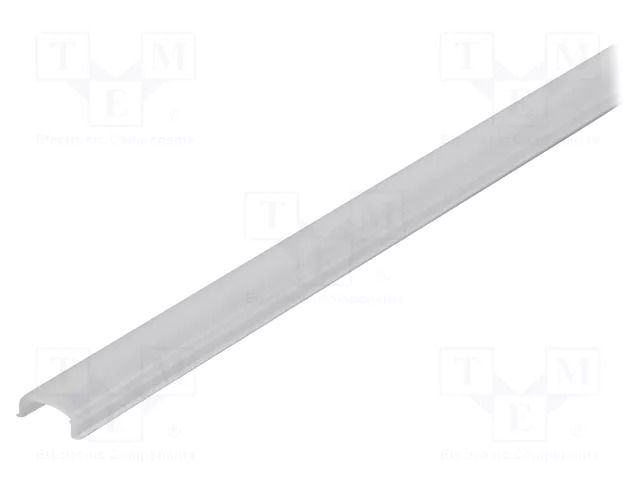 Cover for LED profiles; white; 2m; Kind of shutter: I; push-in TOPMET TOP-86060038