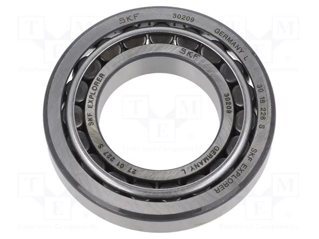 Bearing: tapered roller; Øint: 45mm; Øout: 85mm; W: 20.75mm SKF SKF30209