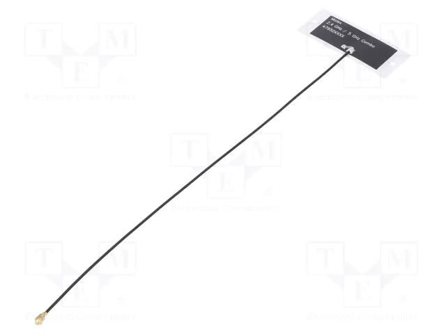 Antenna; Bluetooth,WiFi,ZigBee; 2.6dBi,4.4dBi; linear; Len: 200mm MOLEX 479502011