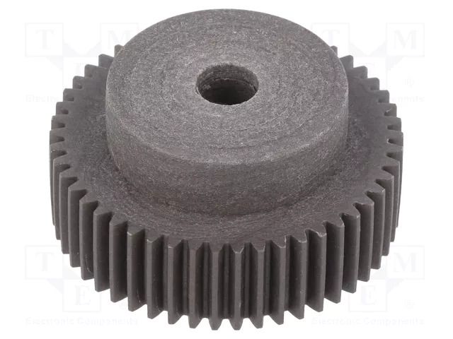 Spur gear; whell width: 25mm; Ø: 74mm; Number of teeth: 72; ZCL ELESA+GANTER ZCL-1.0-72