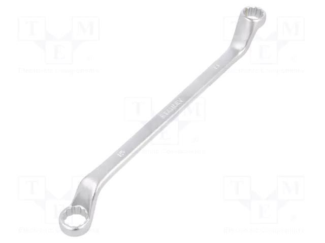 Wrench; box,bent; 14mm,15mm; Chrom-vanadium steel; L: 239mm; tag STANLEY STL-4-87-805