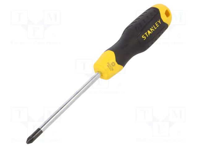 Screwdriver; Pozidriv®; PZ2; CUSHIONGRIP; 100mm STANLEY STL-0-64-974