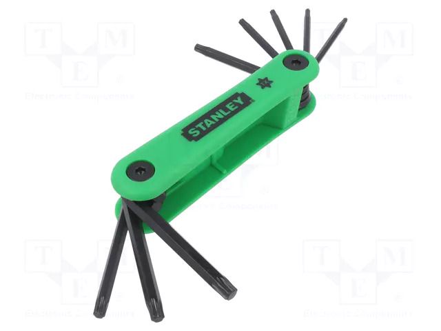 Wrench: Torx®-set; TX9,TX10,TX15,TX25,TX27,TX30,TX40; 8pcs. STANLEY STL-4-69-263