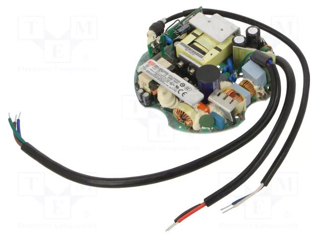 Power supply: switching; LED; 96W; 36÷60VDC; 1000÷1600mA; IP00 MEAN WELL HBG-160P-60DA