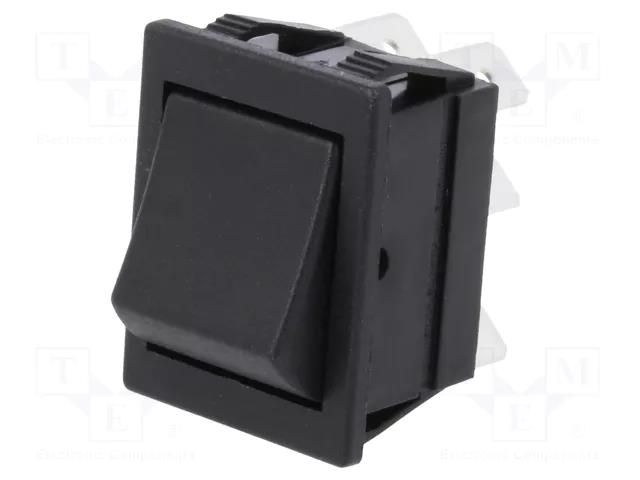 ROCKER; DPDT; Pos: 2; ON-ON; 16A/250VAC; Leads: connectors BULGIN C1560ALAAB