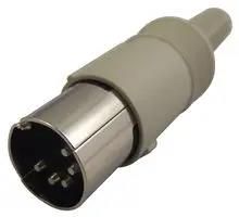 PLUG, DIN, FREE, STRAIGHT, 5PIN MAS50S