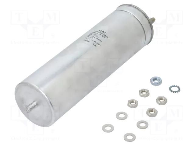 Capacitor: polypropylene; 600uF; Leads: M10 screws; M12 screw KEMET C44PLGR6600RBSK