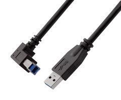 USB CABLE, 3.0, A PLUG-RA B PLUG, 3FT SC-3ABRK003F.