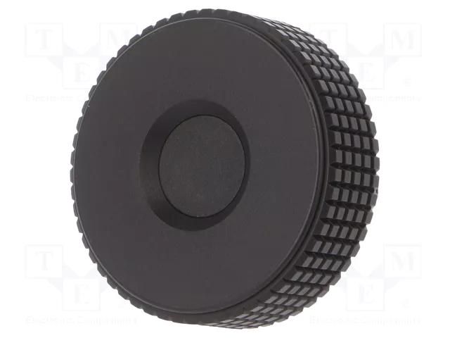 Knob; Ø: 50mm; Ext.thread: M10; 20mm; H: 33mm; technopolymer PP ELESA+GANTER MBT.50P-M10X20-C9