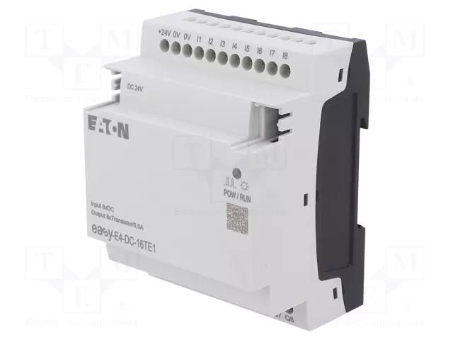 Module: extension; IN: 8; OUT: 8; OUT 1: transistor; 24VDC; easyE4 EATON ELECTRIC EASY-E4-DC-16TE1