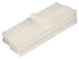 HOUSING, RCPT, DUAL ROW, 24 WAY,  NYLON 2-794954-4