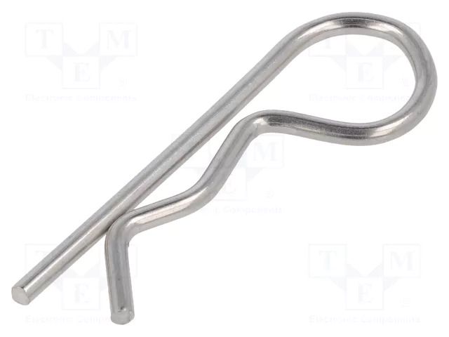 Cotter pin; stainless steel; Ø: 3mm; L: 72mm; Shaft dia: 10÷16mm ELESA+GANTER GN1024-NI-3-E