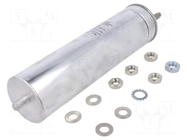 Capacitor: polypropylene; 150uF; Leads: M10 screws; M12 screw KEMET C44PKGR6150RASJ
