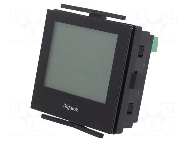 Meter: network parameters; on panel; digital,mounting; LCD TDE INSTRUMENTS DPM72-MPP