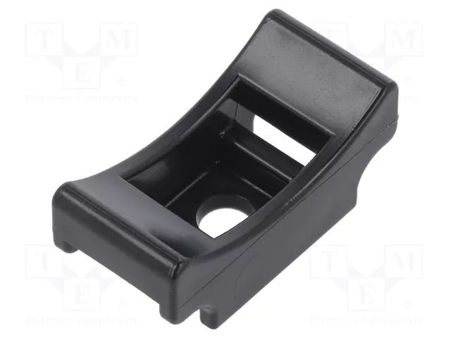 Fixing element; polyamide; UL94V-2; black; Tie width: 13mm; L: 40mm HELLERMANNTYTON LKCSF1-PA66-BK