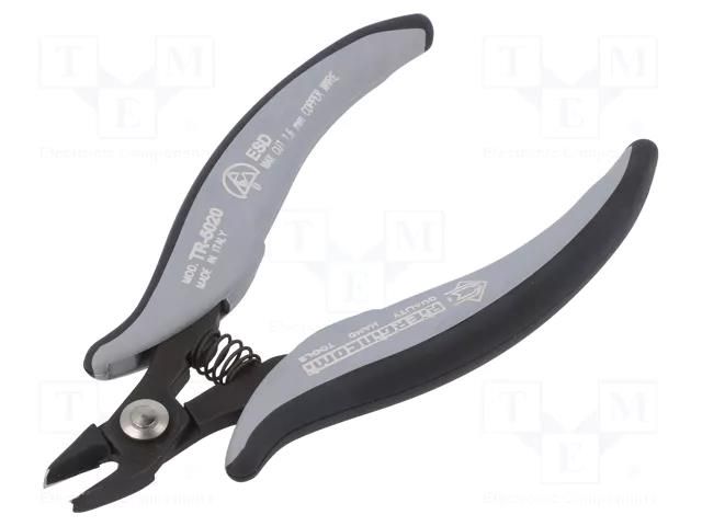 Pliers; cutting,miniature,curved; ESD; 138mm PIERGIACOMI PG-TR5020D