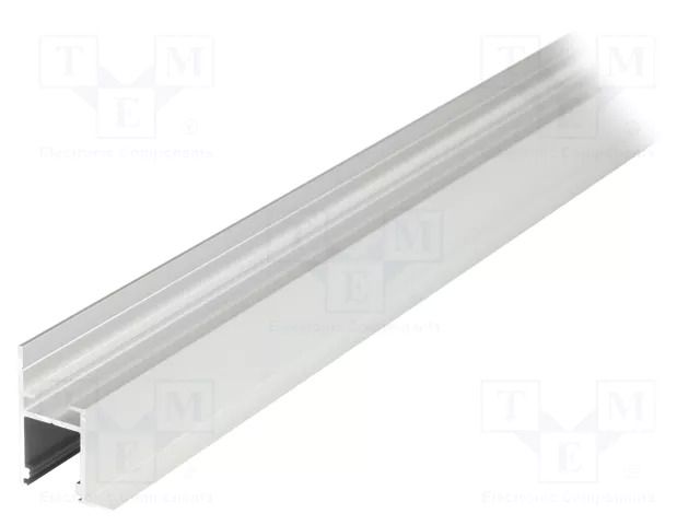 Profiles for LED modules; natural; L: 1m; FRAME14; aluminium TOPMET TOP-FRAME14/A-1M