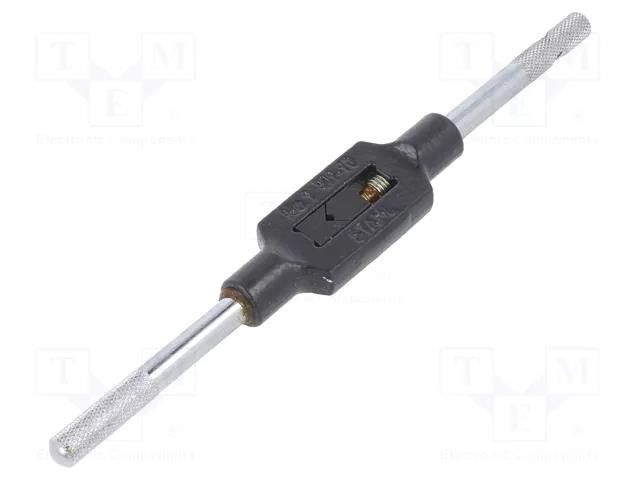 Tap wrench; steel; Grip capac: 1/16"-3/8",G 1/8",M1-M10; 176mm VÖLKEL VOLKEL-14010
