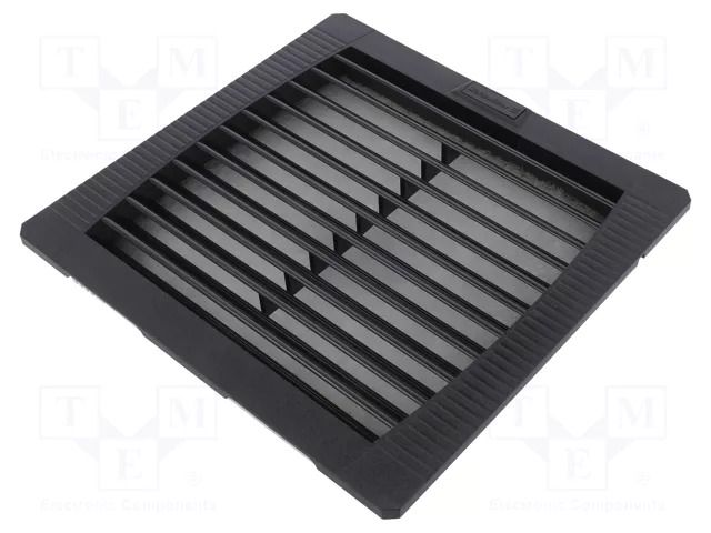 Filter; Cutout: 177x177mm; D: 34mm; IP54; Mounting: push-in; black WEIDMÜLLER EF-30-54-BK