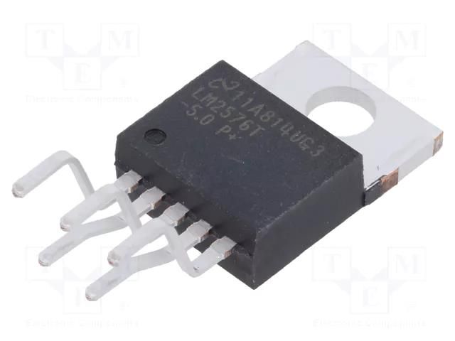 PMIC; DC/DC converter; Uin: 4÷40VDC; Uout: 5VDC; 3A; TO220-NDH5D TEXAS INSTRUMENTS LM2576T-5.0/LF03