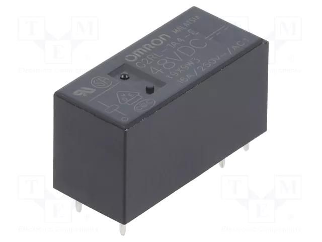 Relay: electromagnetic; SPST-NO; Ucoil: 48VDC; Icontacts max: 16A OMRON Electronic Components G2RL-1A4-E-48DC