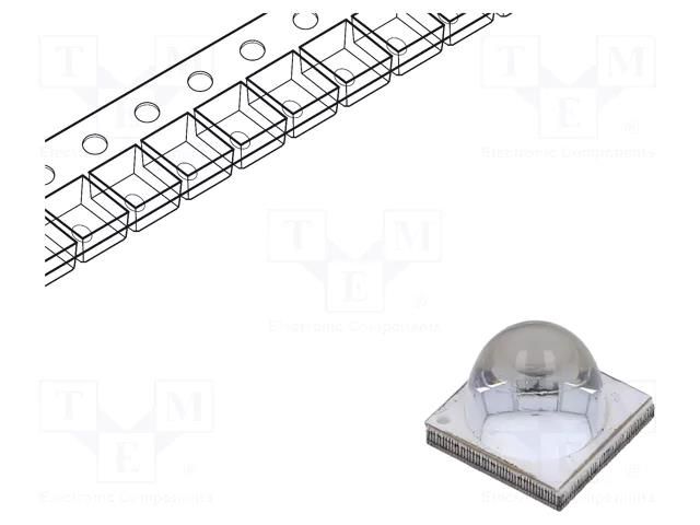 Power LED; UV-C; 48°; 400mA; λd: 265÷280nm; 7x7x5.8mm; 15÷21VDC ProLight Opto PBSD-12JLA-KC