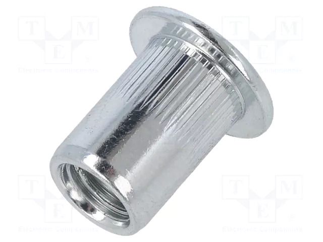 Rivet nut; M8; steel; Ømount.hole: 11mm; L: 17mm; 10pcs. BETA 1742R-A-M8