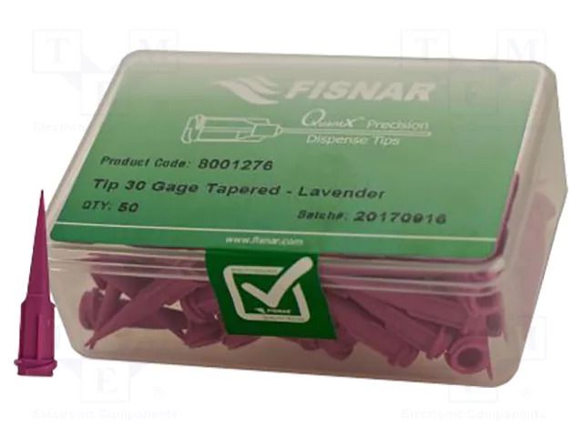 Needle: plastic; 1.25"; Size: 30; straight,conical; 0.15mm FISNAR FIS-30H