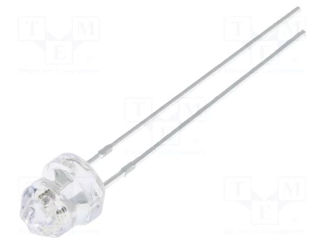 LED; yellow; 4.85mm; blinking; 500÷750mcd; 3÷5VDC; 20mA; 1.8Hz OPTOSUPPLY OSY5RSEDD1A-1.8HZ