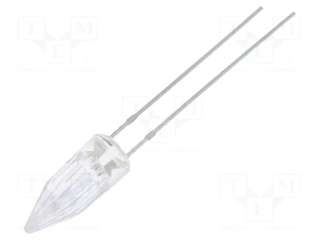 LED; red; 5mm; candle light effect; 750÷1120mcd; 100°; 2.5÷5VDC OPTOSUPPLY OSR5MK58A1B