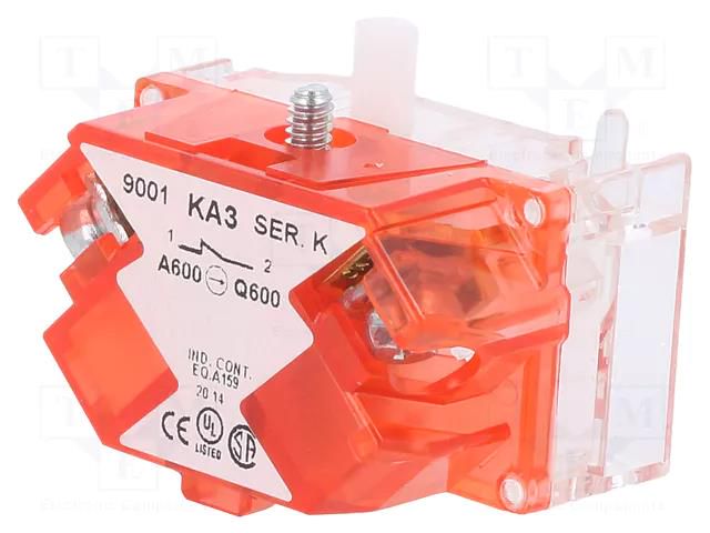 Contact block; 30mm; 9001K; Contacts: NC SCHNEIDER ELECTRIC 9001KA3
