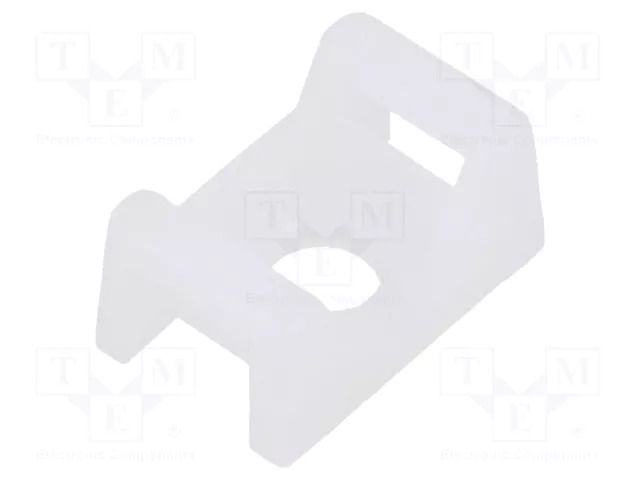 Holder; screw; natural; L: 15.2mm; Width: 9.7mm; cable ties ESSENTRA FTH-13R-01-M