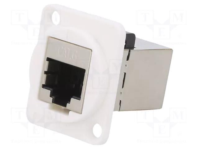 Coupler; FT; Cat: 6; shielded; 8p8c; RJ45 socket,both sides CLIFF CP30222SW