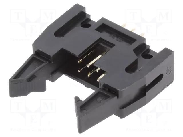 Connector: IDC; socket; male; PIN: 6; straight; THT; 2.54mm; 2x3 ADAM TECH MHR-A-06-VUAL-MP