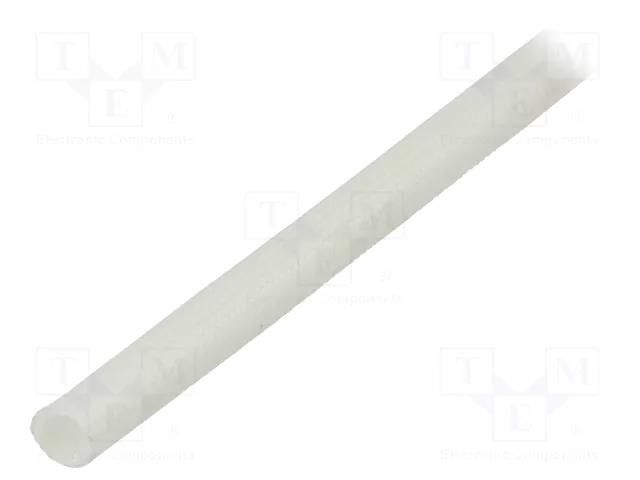 Insulating tube; fiberglass; natural; max.180°C; Øint: 4.5mm SYNFLEX HGS-4.5-NA-100