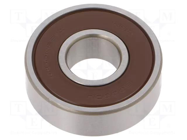 Bearing: ball; Øint: 10mm; Øout: 26mm; W: 8mm; bearing steel NSK NSK6000-DDU/C3-E