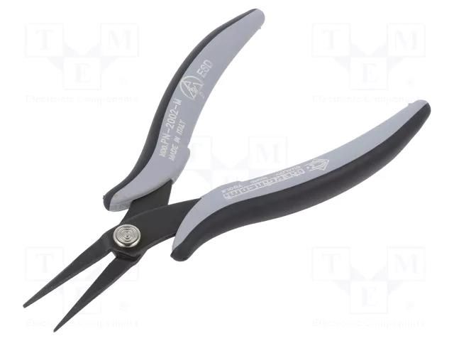 Pliers; smooth gripping surfaces,flat; ESD; 155mm PIERGIACOMI PG-PN2002MD