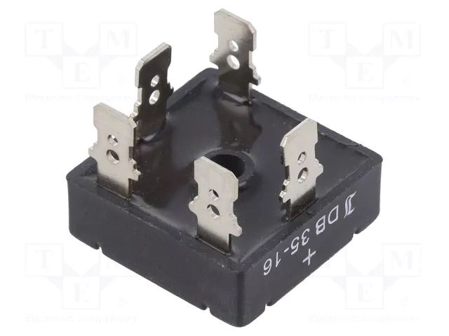 Bridge rectifier: three-phase; Urmax: 1.6kV; If: 35A; Ifsm: 450A DIOTEC SEMICONDUCTOR DB35-16-DIO