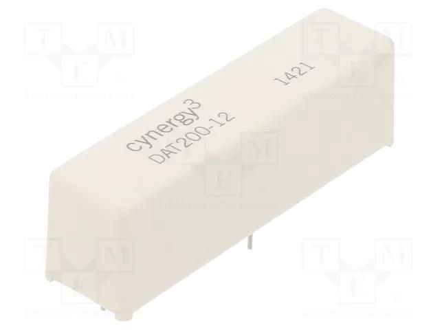 Relay: reed switch; SPST-NO; Ucoil: 12VDC; 5A; max.2.5VDC; PCB; D SENSATA / CYNERGY3 DAT200-12