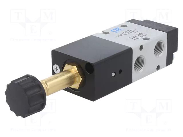 Electromagnetic valve; 2.5÷10bar; 3/2 NC; Thread: G 1/8"; 9mm PNEUMAT 321-ME