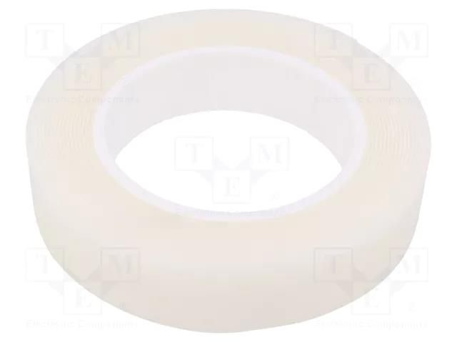 Tape: sealing; W: 25mm; L: 5.5m; Thk: 1mm; natural (transparent) AFTC AFTC-2510-25-5.5