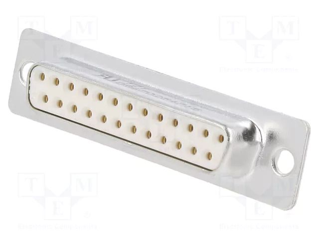 Connector: D-Sub; PIN: 25; plug; female; for cable; straight HARTING 09670254715